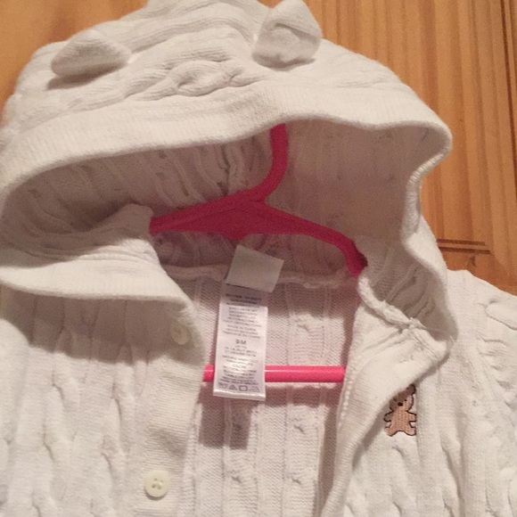 🐶 sz 9 mo cable knit ✅ COTTON worn once EUC - Picture 2 of 7